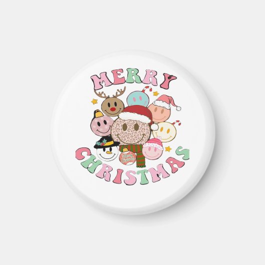 Frohe Weihnachten Magnet (Vorne)