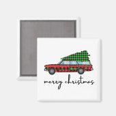 Frohe Weihnachten Magnet (Vorderseite/Rückseite)