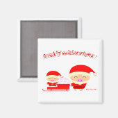 Frohe Weihnachten Magnet (Vorderseite/Rückseite)