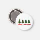 Frohe Weihnachten Magnet (Vorderseite/Rückseite)