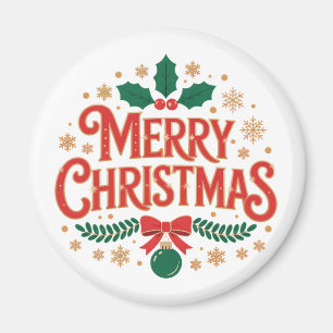 Frohe Weihnachten Magnet