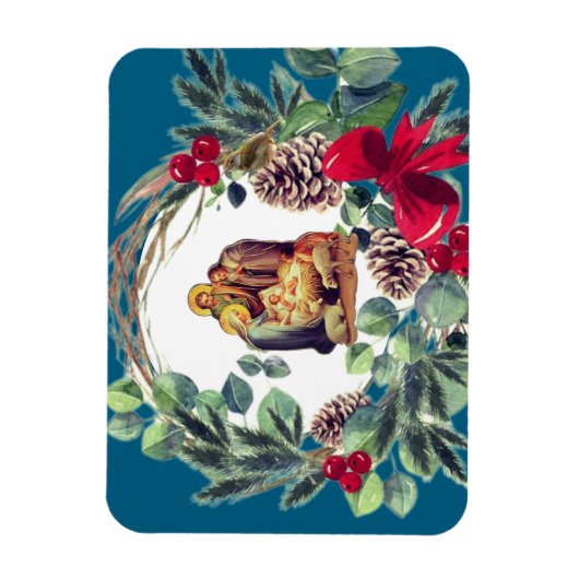 Frohe Weihnachten! Magnet (Vertikal)