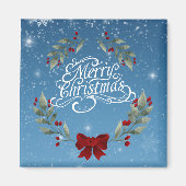 Frohe Weihnachten Magnet (Vorne)