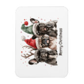 Frohe Weihnachten Magnet (Vertikal)