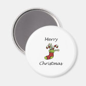 Frohe Weihnachten Magnet (Vorderseite/Rückseite)