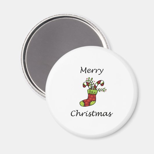 Frohe Weihnachten Magnet (Vorderseite/Rückseite)