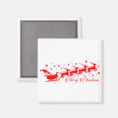 Frohe Weihnachten Magnet (Vorderseite/Rückseite)