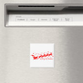 Frohe Weihnachten Magnet (In Situ (Geschirrspüler))