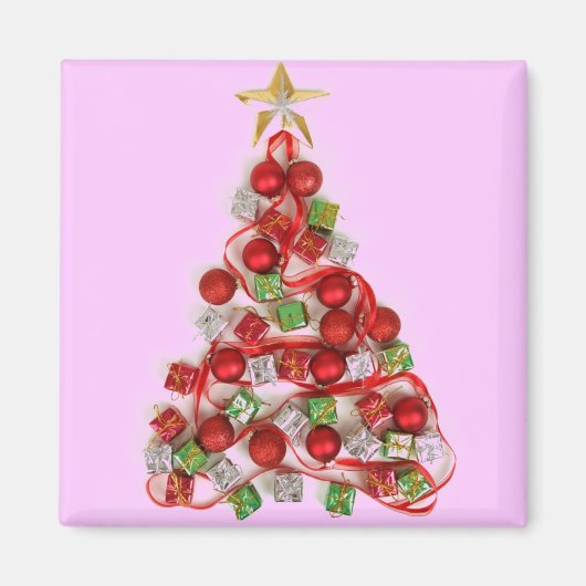 Frohe Weihnachten Magnet (Vorne)