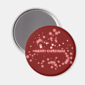 Frohe Weihnachten Magnet (Vorderseite/Rückseite)