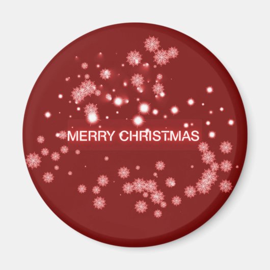 Frohe Weihnachten Magnet (Vorne)