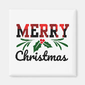 Frohe Weihnachten Magnet (Vorne)