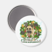 Frohe Weihnachten Magnet (Vorderseite/Rückseite)