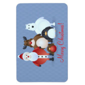 Frohe Weihnachten Magnet (Vertikal)