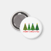 Frohe Weihnachten Magnet (Vorderseite/Rückseite)