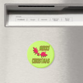 Frohe Weihnachten Magnet (In Situ (Geschirrspüler))