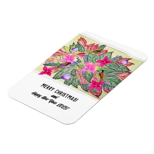 Frohe Weihnachten! Magnet (Linke Seite)