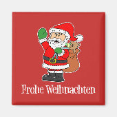 Frohe Weihnachten Magnet (Vorne)