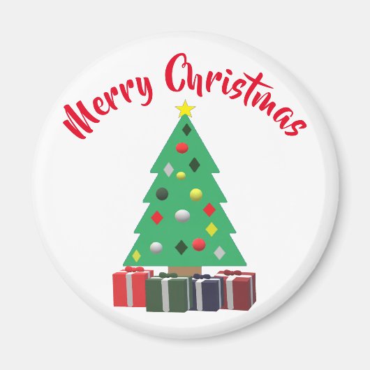 Frohe Weihnachten Magnet (Vorne)
