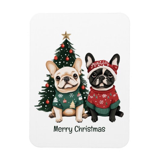 Frohe Weihnachten Magnet (Vertikal)