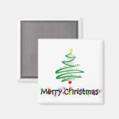 Frohe Weihnachten Magnet (Vorderseite/Rückseite)
