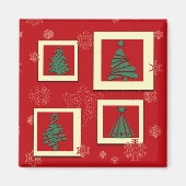 Frohe Weihnachten Magnet (Vorne)