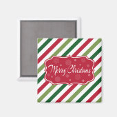 Frohe Weihnachten Magnet (Vorderseite/Rückseite)