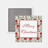 Frohe Weihnachten Magnet (Vorderseite/Rückseite)