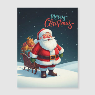 Frohe Weihnachten Magnetkarte
