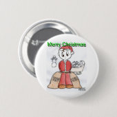 Frohe Weihnachten Manga Button (Vorne & Hinten)