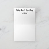 Frohe Weihnachten Manitou Incline Lighted Tree Karte (Innenseite)