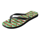 Frohe Weihnachten Männer Flip Flops Badesandalen (Schrägansicht)
