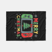 Frohe Weihnachten Männer Jungs Kinder Gaming Gamer Fleecedecke (Vorderseite (Horizontal))