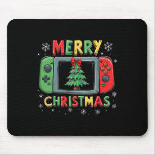 Frohe Weihnachten Männer Jungs Kinder Gaming Gamer Mousepad