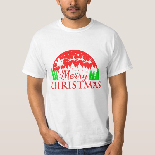 Frohe Weihnachten Männer-T-Shirt T-Shirt (Vorderseite)