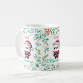 Frohe Weihnachten Marshmallow Delight Kaffeetasse (Vorderseite Links)