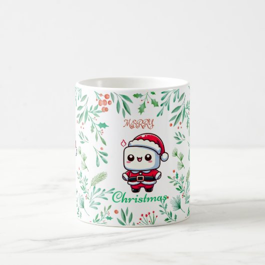 Frohe Weihnachten Marshmallow Delight Kaffeetasse (Mittel)