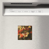 Frohe Weihnachten - maßgeschneidert Magnet (In Situ (Geschirrspüler))