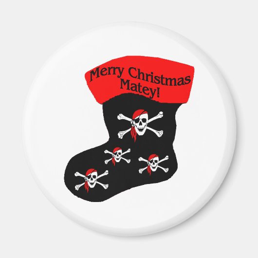 Frohe Weihnachten Matey Magnet (Vorne)