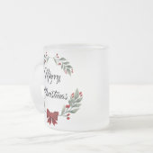 Frohe Weihnachten Mattglastasse (Vorderseite Links)