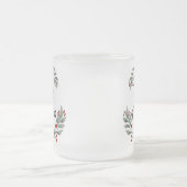 Frohe Weihnachten Mattglastasse (Mittel)