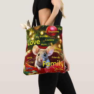 Frohe Weihnachten Maus Liebe Damen-Taschentücher Tasche