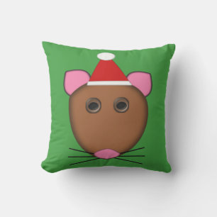 Frohe Weihnachten Maus Outdoor Pillow Kissen Für Draußen