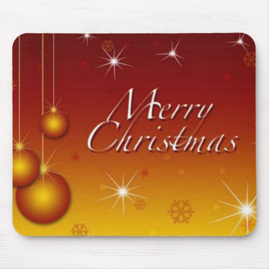 Frohe Weihnachten Mauspad (Vorne)