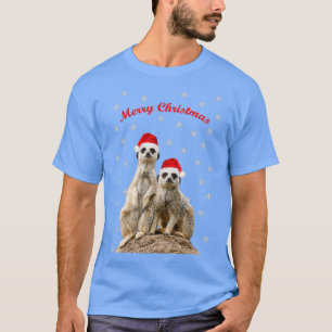 Frohe Weihnachten Meerkats T-Shirt