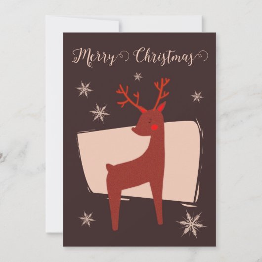 Frohe Weihnachten mein Hirsch (Vorderseite)