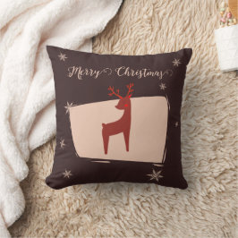 Frohe Weihnachten mein Hirsch Kissen