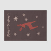 Frohe Weihnachten mein Hirsch Seidenpapier (Vorderseite)