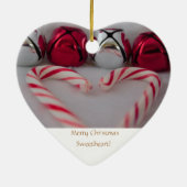 Frohe Weihnachten, mein Schatz! Keramikornament (Hinten)