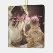 Frohe Weihnachten mein Sohn Keramikornament (Links)